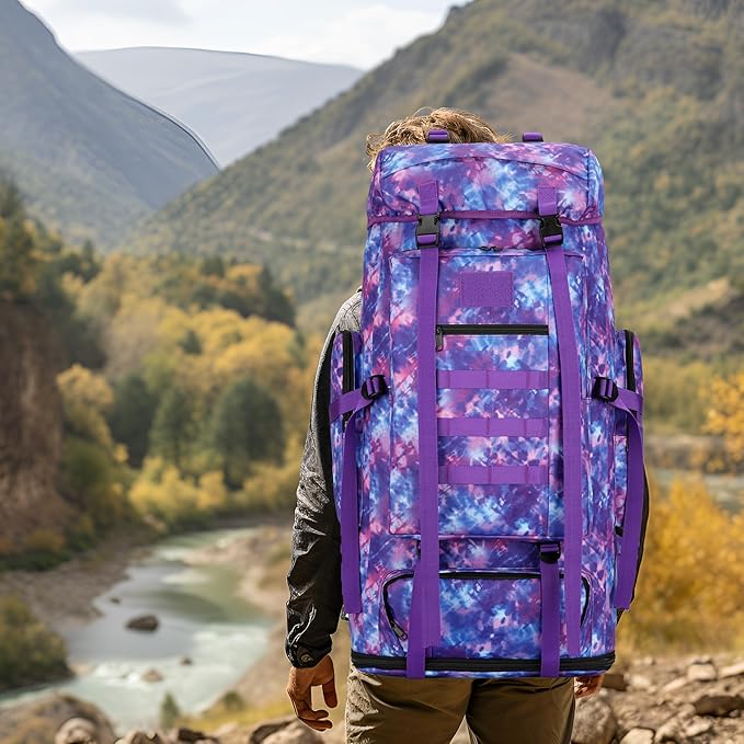Hiking Backpack for Men 70L/100L Camping Backpack Military Rucksack Molle 3 Days Assault Pack for Climbing | Camping Backpack, 3 Days Assault Pack, for Climbing
