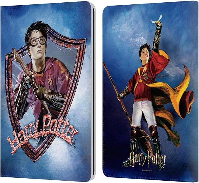 Head Case Designs Officially Licensed Harry Potter Quidditch 2 Prisoner of Azkaban II Leather Wallet Case Compatible with Kindle Paperwhite 1/2 / 3