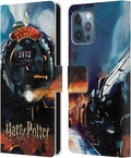Head Case Designs Officially Licensed Harry Potter Hogwarts Express Prisoner of Azkaban II Leather Wallet Case Compatible with Apple iPhone 12 Pro Max