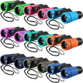 Yunsailing 9 Pack Kids Binoculars, Shockproof Compact Binoculars for Kids, Folding Outdoor Explorer Toy for Bird Watching, Camp, Scavenger Hunt, Classroom Activities, VBS, Party Favor(Multicolored)