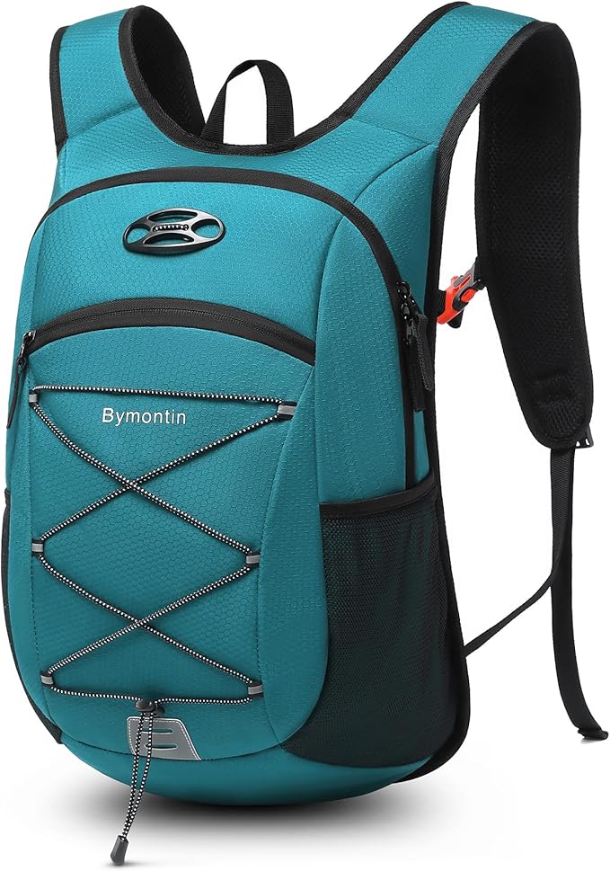Ultra-Light Soft Daypack 15L/20L, Cushioned Breathable Back Panel Backpack, Lightweight Packable Travel Backpack (Green, 15L)
