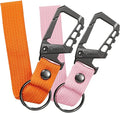 Metal heavy duty key chain carabiner clip bottle opener wrist lanyard ring car key fob unisex for men and women