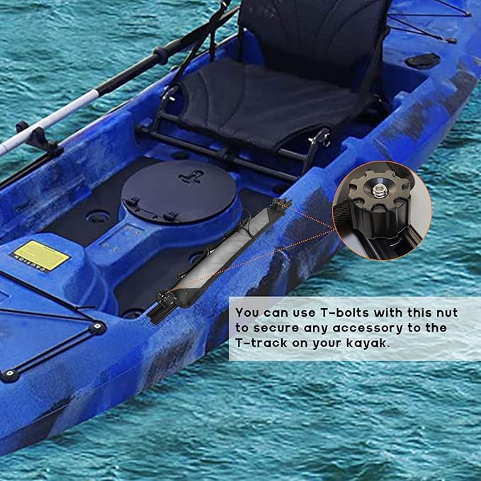 Mesh Storage Kayak Storage Compartments Set Attaches to Kayak Seat or T-track