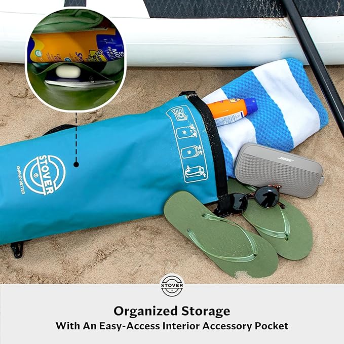 STOVER 5/10/25/30/40/55L Waterproof Dry Bag- Roll-Top Backpack w/Phone Case- Kayaking, Hiking, Camping, Boating- Men/Women