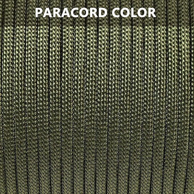 Paracord 325lb Diameter 2.7mm - 5 Strand Parachute Spool Cord - 100ft 200ft,Paracord for Camping,Hiking,Fishing,Outdoor and DIY
