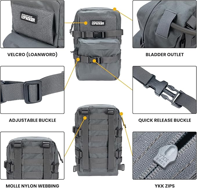 EXCELLENT ELITE SPANKER Tactical MOLLE Hydration Backpack Water Bladder Carrier Pack for Tactical Vest Backpack Plate Carrier