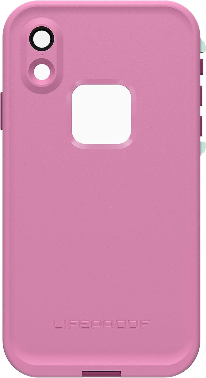 Lifeproof FRĒ SERIES Waterproof Case for iPhone Xr - Retail Packaging - FROST BITE (ORCHID/PURPLE WINE/FAIR AQUA)
