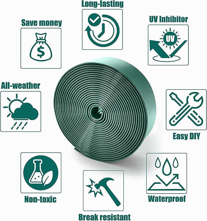 Vinyl Straps for Patio Chair Repair Kit 2'' Wide 10 Ft Long Replacement Straps + 10 Free Rivets for Outdoor Lawn Furniture Chaise Lounge Repair (Dark Green)