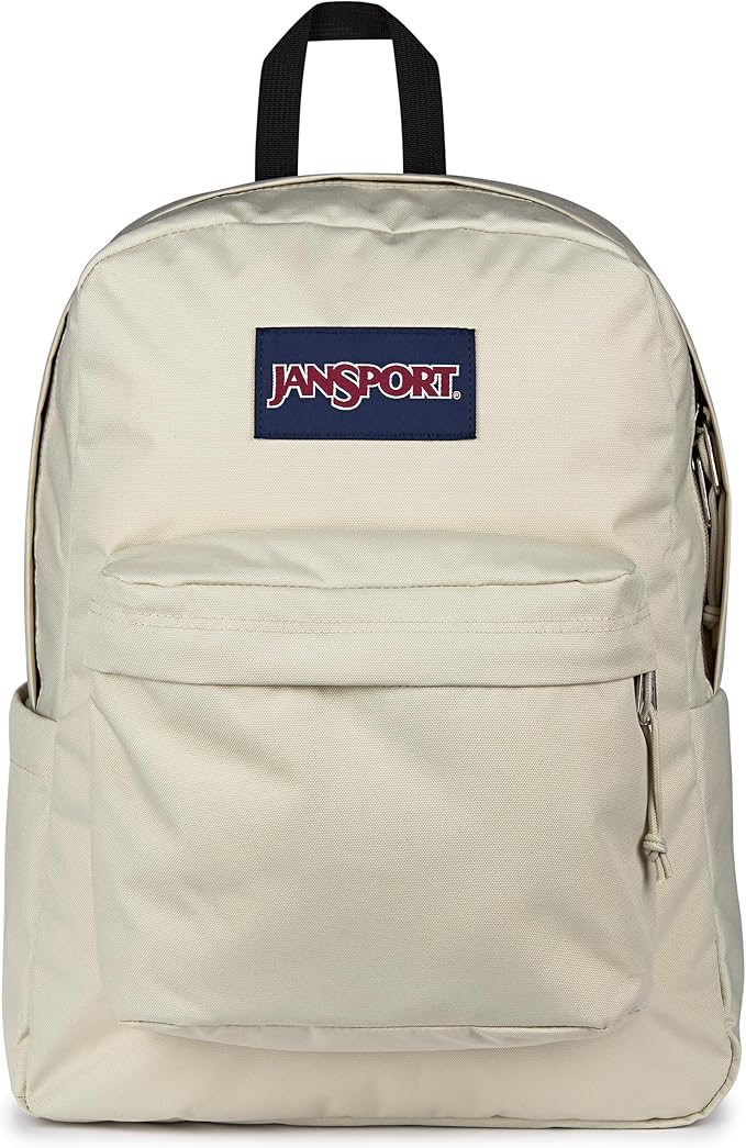 JanSport SuperBreak Plus Backpack with Padded 15-inch Laptop Sleeve and Integrated Bottle Pocket - Spacious and Durable Daypack for Work and Travel - Moon Mist