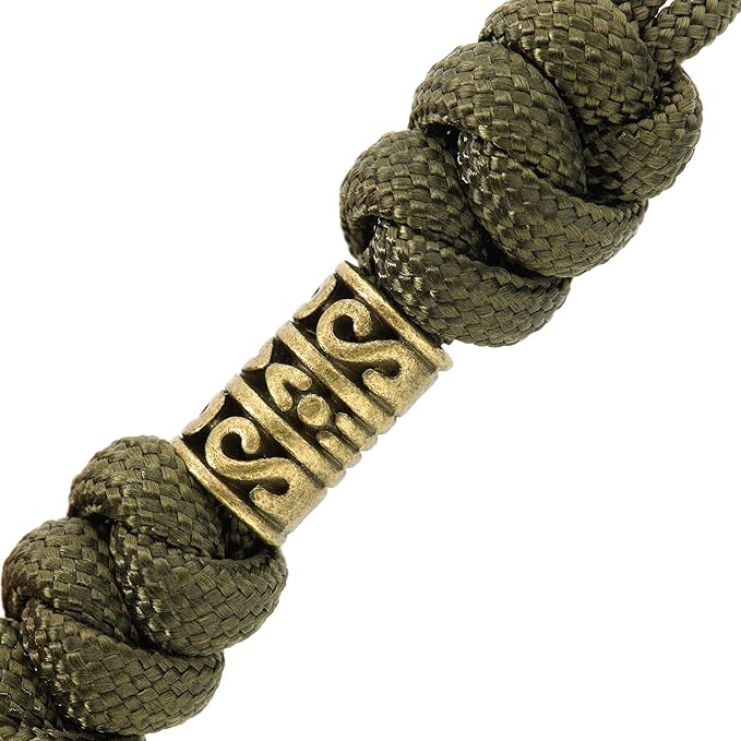 M-Tac Skull Knife Lanyard with Bead – Paracord Lanyard for Knives & EDC – Tactical Knife Fob Pull Cord – Durable Paracord