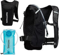 Nathan QuickStart Hydration Pack Vest with Bladder or flasks, Storage Pockets, Breathable Moisture-Wicking Fabric, Adjustable Straps for Running, Hiking, Walking, Marathons, Obstacle Races