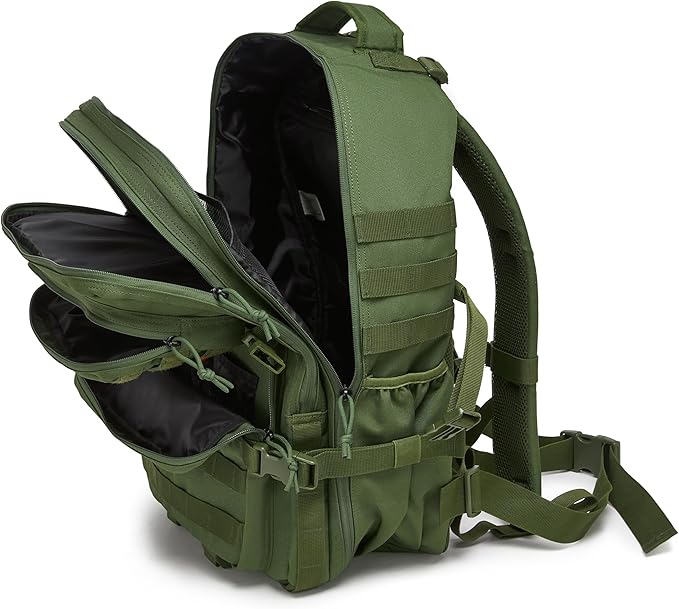 Wotony Military Tactical Backpack for Men Waterproof Daypack 3 Day Assault Pack Molle Bag with Water Bottle Holder