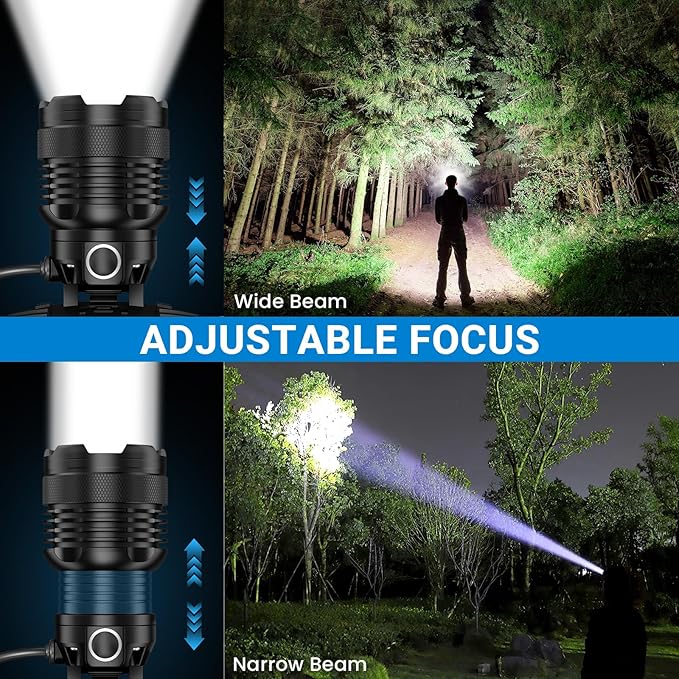 Rechargeable Headlamp 3 Pack, 99,000 Lumens Super Bright Head Lamp with 3 Modes, 90° Adjustable LED Head Light for Forehead, IPX6 Waterproof Headlamps for Adults,Camping,Hiking