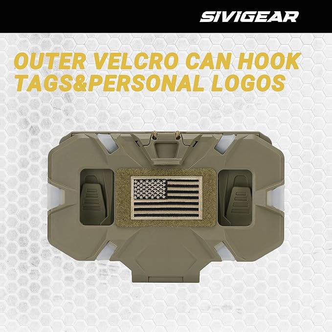 Tactical Molle Phone Holder for Plate Carrier Vest, Quick Release & Adjustable Phone Mount, Compatible with 4.7-6.7 inch Smart Phones, Durable Tactical Accessories for Outdoor Enthusiasts