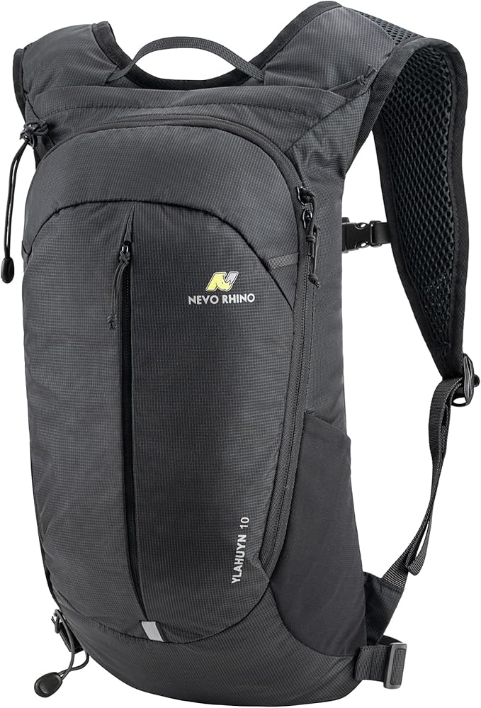 N NEVO RHINO Small Hiking & Trekking Backpack, 10L Lightweight Travel Backpack, Hiking Daypack for Women Men