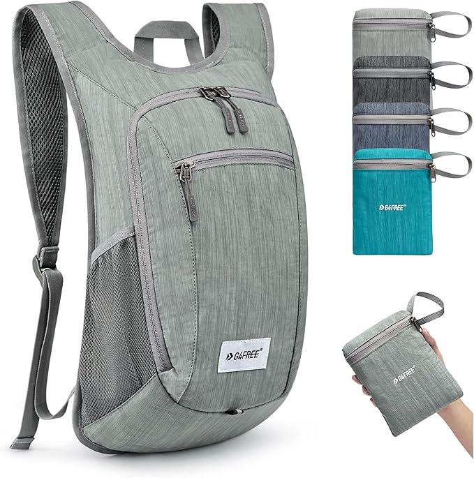 G4Free 10L/15L Hiking Backpack Lightweight Packable Hiking Daypack Small Travel Outdoor Foldable Shoulder Bag