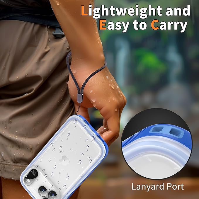 Cozycase TOP Military Protective IP68 Waterproof Case for iPhone 17 Pro Heavy Duty 360 Shockproof Full Body with Screen Camera Protector Double Dustproof Hard Tough 17Pro Front Back Cover