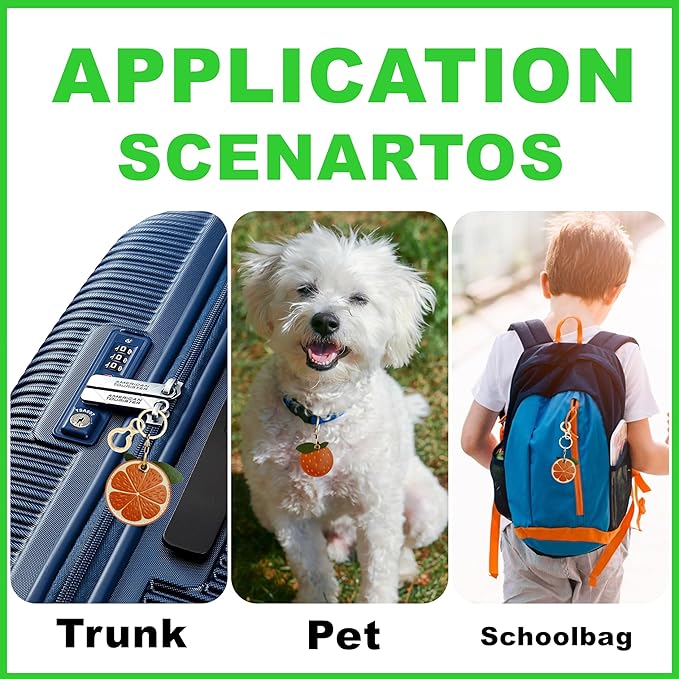 Leather Keychain Holder Case Compatible with AirTag,Cute air tag Cover with Keychain Ring,GPS Tracker Case for Keys