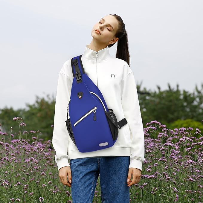 MOSISO Sling Backpack, Multipurpose Crossbody Shoulder Bag Travel Hiking Daypack