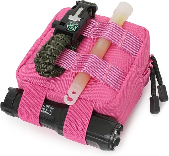 2 Pack Mini Tactical Molle Compact Ammo Pouch - General Purpose Admin Pouches Small Admin Molle Pouches EDC Tool Utility Multi-Purpose Waist Belt Pouch