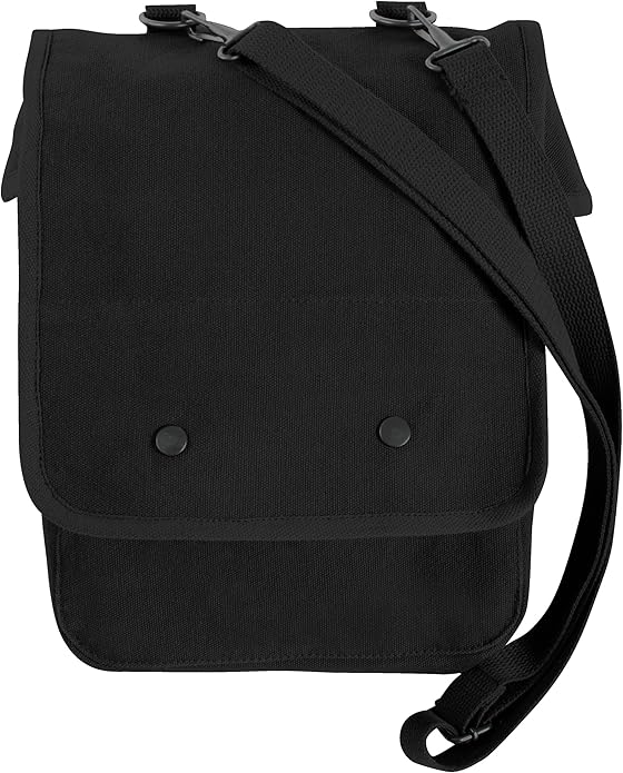 Rothco Canvas Map Case Shoulder Bag – Rugged Crossbody EDC Utility Storage