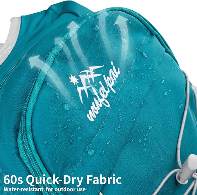 Hiking Backpack for Women & Men, Hydration Backpack with 2L Water Bladder for Running, Hiking, Cycling, Climbing, Camping, Biking (Blue)
