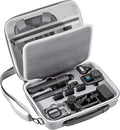Carrying Case for GoPro Hero 13 12 11 10 9 8 7 Action Camera Hard Organizer Case Carrying Bag Accessories Travel Storage Chest Mount/Media Mod/Volta Protective Housing for dji osmo action 6 5