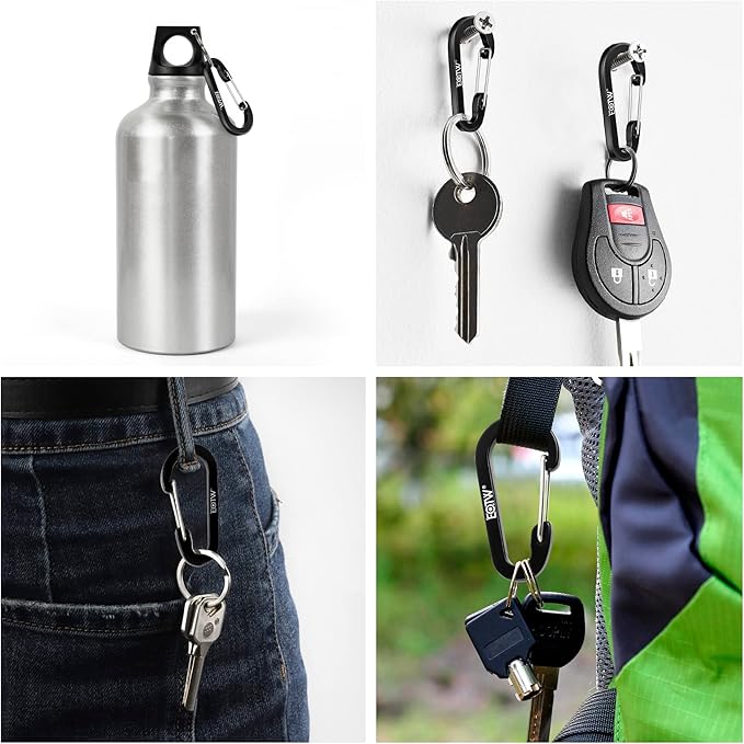 EOTW Paracord Keychain for Men Women Paracord Carabiner Backpack Keychain with Aluminum Clip for Camping Hiking Outdoor Gear