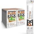 PURE KICK Energy Singles To Go Drink Mix, Black Tea, Includes 12 Boxes with 6 Packets in each Box, 72 Total Packets