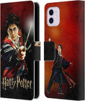 Head Case Designs Officially Licensed Harry Potter Harry Portrait Prisoner of Azkaban II Leather Wallet Case Compatible with Apple iPhone 11