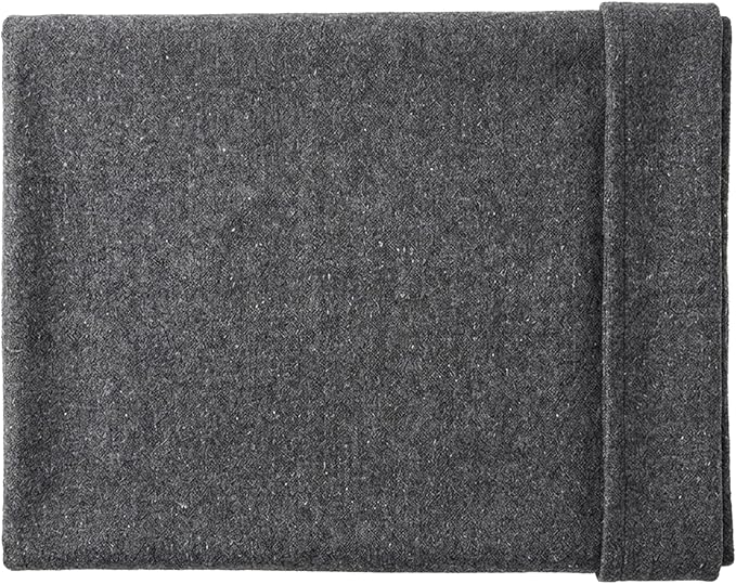 Kemp USA Emergency Relief Blanket Gray 60 x 84 Inch Multipurpose Disaster Preparedness Blanket Cotton Acrylic Polyester Blend Survival Emergency Supply Gear