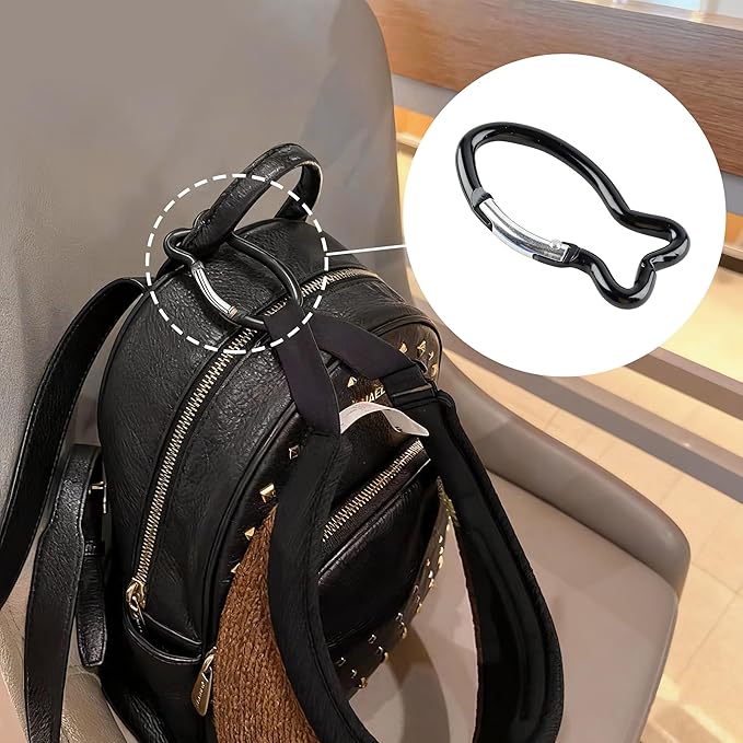 7Pcs Cute Fish Shape Carabiner Clips, 2.4inch Colorful Mini Aluminum Alloy Spring Keychain Key Ring