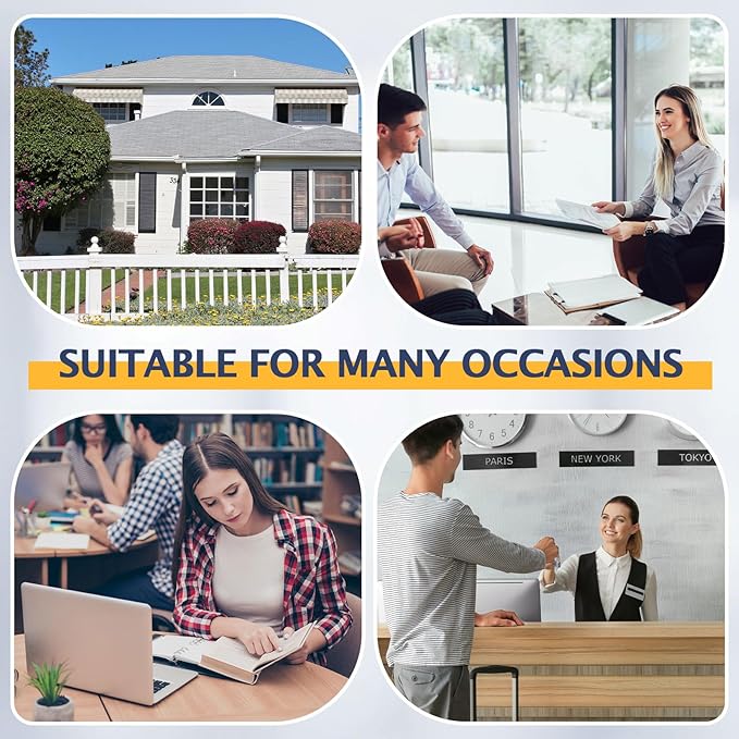 Remerry 1 Pcs Outdoor Brochure Holder 4 x 9 Inch Waterproof Wall Mount with Take One Sticker Literature Box with Clear Pamphlet Holder Acrylic Brochure Flyer Display Map Menu Envelope(Black)