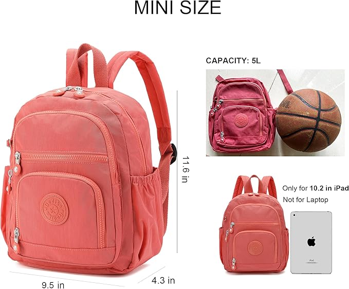 Mini Hiking Waterproof Backpack Purse for Women and Men,Travel Backpack 5L
