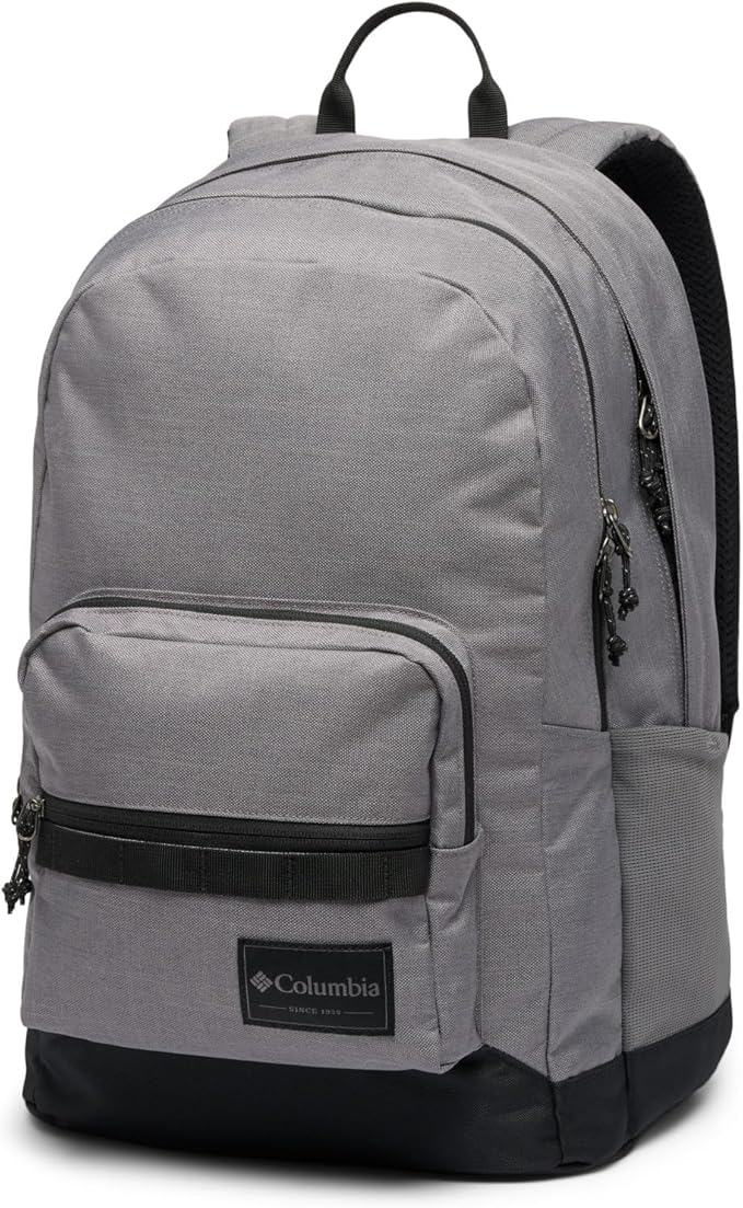 Columbia Unisex Zigzag II 30L Backpack, City Grey Heather/Black, One Size