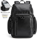 BAGSMART 2 Piece Swim Bag for Swimmers with Shoe Compartment, 35L Waterproof Swim Backpack for Men and Women, Swimming Sports Gym Bag
