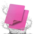 Waterproof Fabric Repair Patch, 9×11Inch 2 Pcs Self-Adhesive Fabric Repair Kit,PVC Repair Patch, for Tent, Canvas, Canopy,RV Awning Repair,Car Seats(Pink)