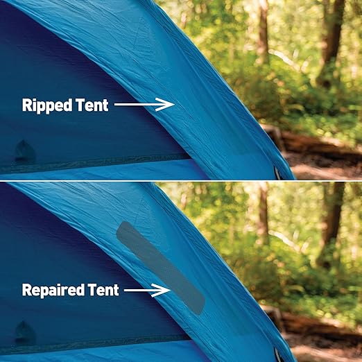 GEAR AID Tenacious Tape 3” x 20” Clear Vinyl Gear Repair Tape, Fix Holes and Rips in Jackets, Rain Gear, Tents, Sleeping Bags and Outdoor Equipment, Clear, 1 Roll