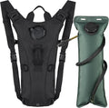 Tactical Hydration Pack Backpack with 3L Water Bladder for Men, Leakproof Military Rave Water Backpack for Running Hiking Cycling Jogging Festival