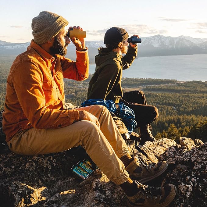 Nocs Provisions Zoom Tube 8x32 Monocular, 8X Magnification Telescope, Bak4 Prism, Wide Field of View for Bird Watching, Backpacking & Wildlife Viewing - Juniper Green II