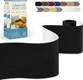 KING MOUNTAIN Canvas Repair Tape,Outdoor Gear Patch, 4×63 Inches,Waterproof,Self-Adhesive for Repairing Boat Covers,Sun Shades,Sofas,Tents,Lounge Chairs,Awnings (Black)