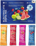 Hydration Electrolyte Powder 18 Packs – Sugar Free Liquid Daily IV Drink Mix | 1,000mg Total of 5 Electrolytes, 5 Vitamins | Ashwagandha, L-Theanine | Non-GMO (Variety)