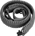 VVAAGG Two-Point Paracord Rifle Sling with Swivels, Non-Slip Gun Sling with Adjustable Length Strap