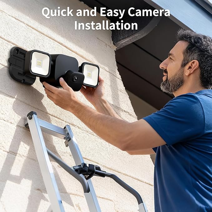 Wall Bracket for Blink Outdoor 4 Floodlight Camera/Blink Out Door 3 Floodlight Cam,Perfectly Replacing The Original Wall Plate, Fearless of Wind and Rain, Suitable for Outdoor Use