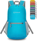 ZOMAKE Ultra Lightweight Hiking Backpack 20L - Packable Small Backpacks Water Resistant Daypack for Women Men(Azure Blue)