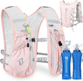 BECOJADDE Running Vest Hydration Backpack for Men Women, 5L Lightweight Running Backpack Hydration Pack for Marathon, Trail, Cycling, Hiking, Jogging