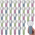 Sumind 36 Pcs Small Personal Portable Fan Mini Handheld Bulk 1 Speed Electric Cute Battery Powered for Neck Lash Makeup Women Men Travel Camping Indoor Outdoor Summer (Morandi Colors)