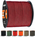 WEREWOLVES 650lb Paracord/Parachute Cord - 9 Strand Paracord Rope - 100', 200' Spools of Parachute Cord, Type III Paracord for Camping, Survival