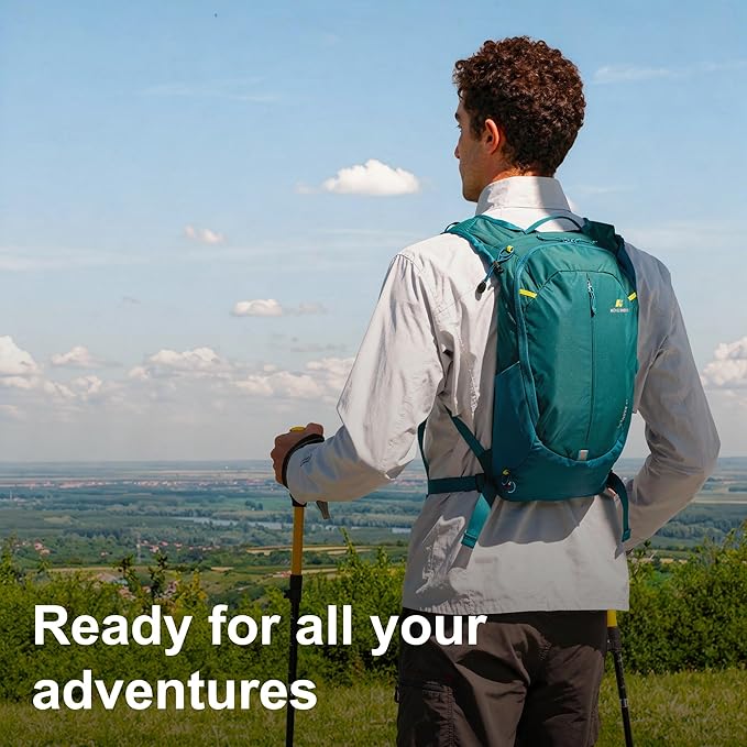 N NEVO RHINO Small Hiking & Trekking Backpack, 10L Lightweight Travel Backpack, Hiking Daypack for Women Men