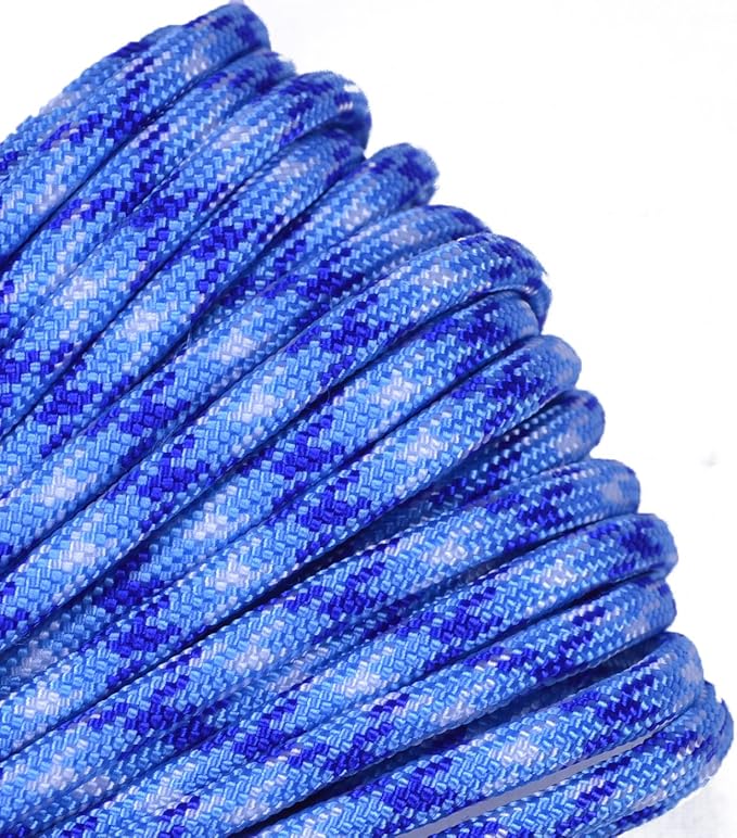 BORED? PARACORD! 550 lb Paracord – Ideal for Crafting, DIY Projects, Camping, Military & Active Outdoors – 300+ Colors – Tactical Parachute Cord Type III – Strong - Methane 50 Feet
